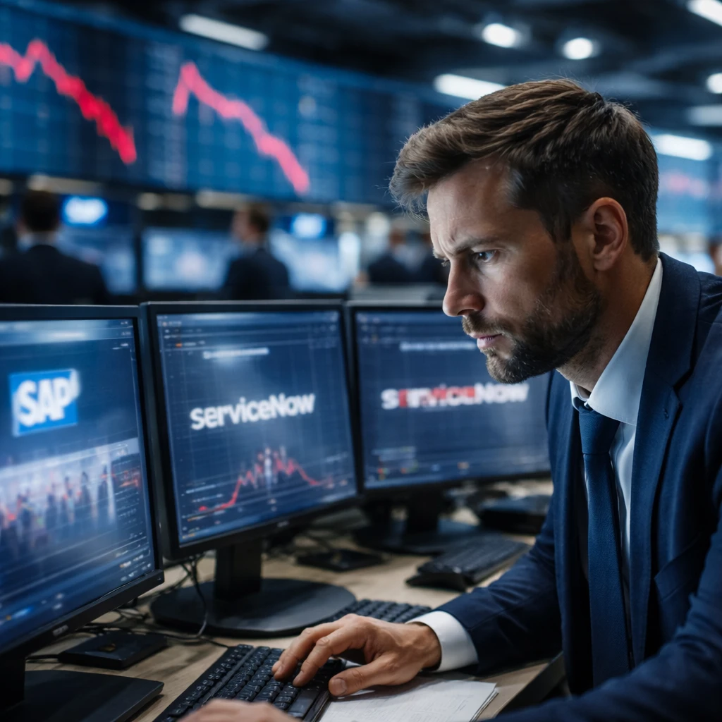 SAP Retreats as Weak ServiceNow, Fortinet Reports Re-ignite AI Concerns