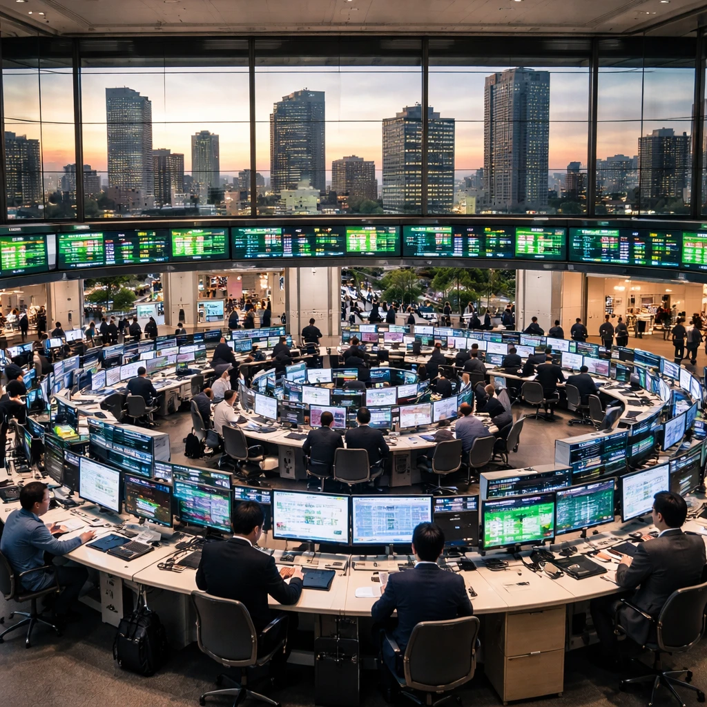 Tokyo Stock Market Edges Upward Led by Gains in Key Sectors