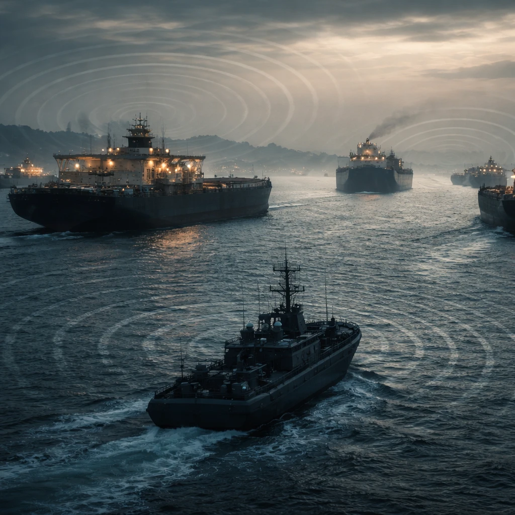 Electronic warfare and signal jamming choke navigation in the Strait of Hormuz