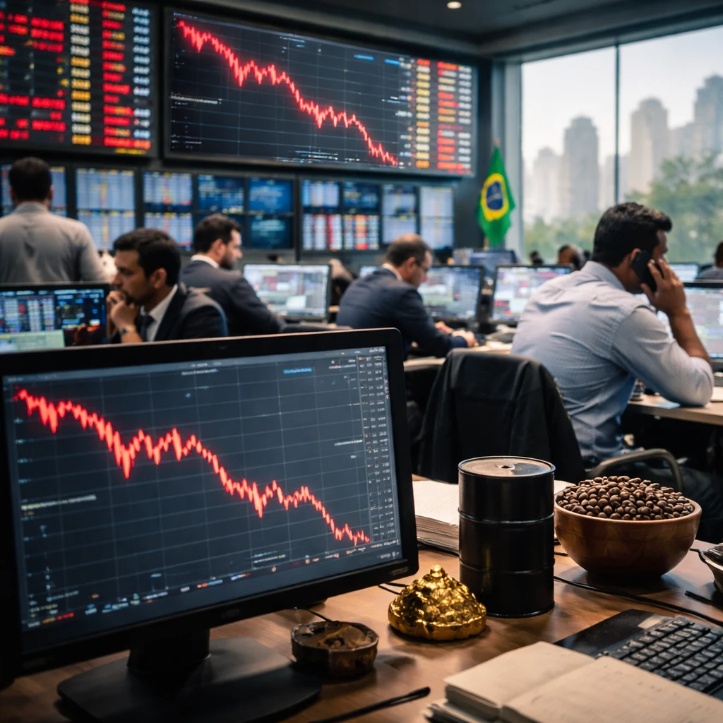 Bovespa slips as basic materials, industrials and consumer names weigh on market