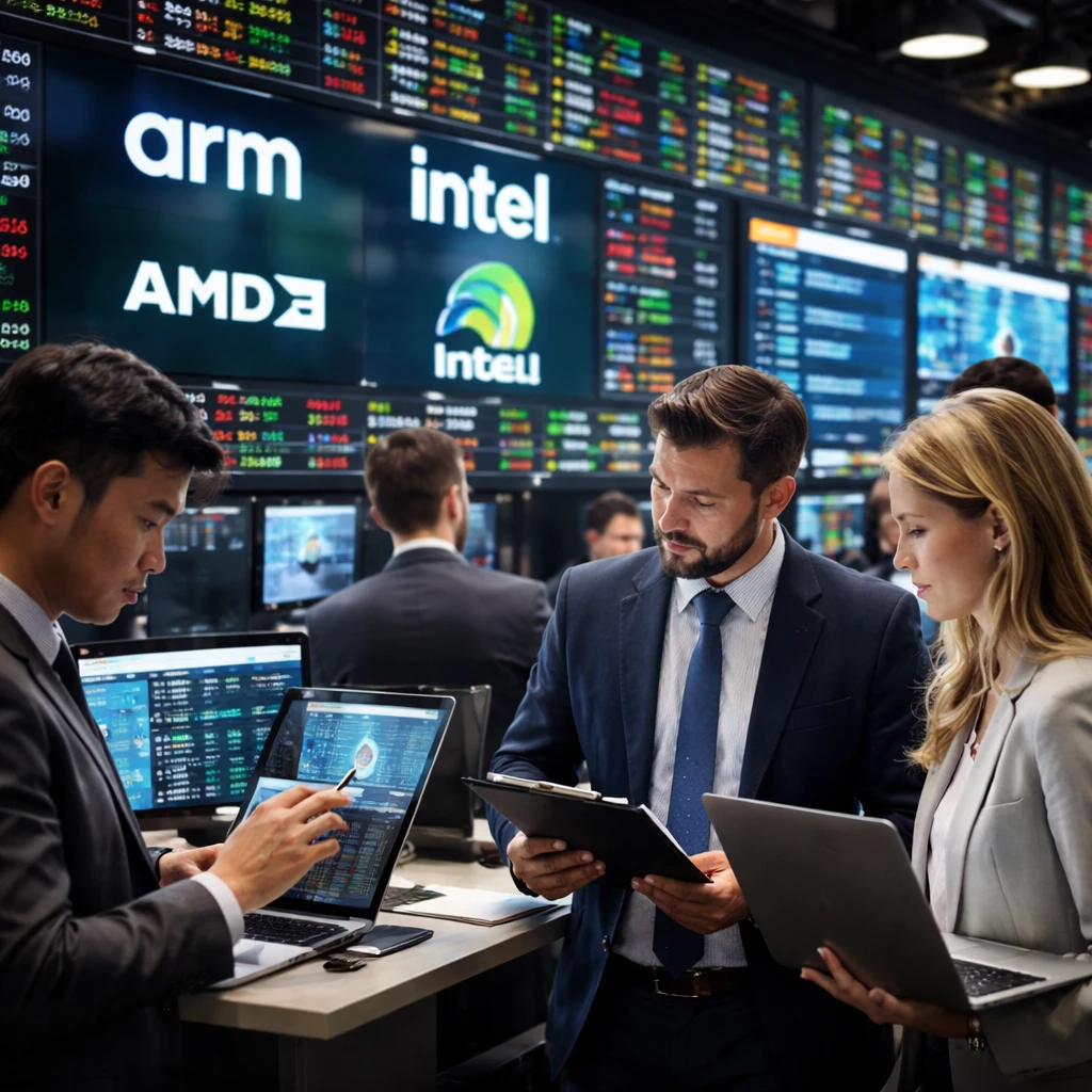 Arm and Intel Lead a Day of Wide Swings Across Market Caps