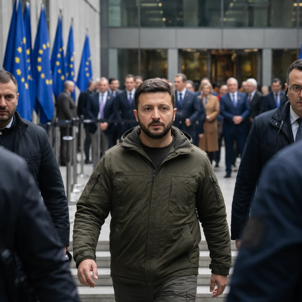 EU Leaders Back Zelenskiy as U.S. President Calls Ukrainian Strikes on Russian Refineries a 'Disgrace'