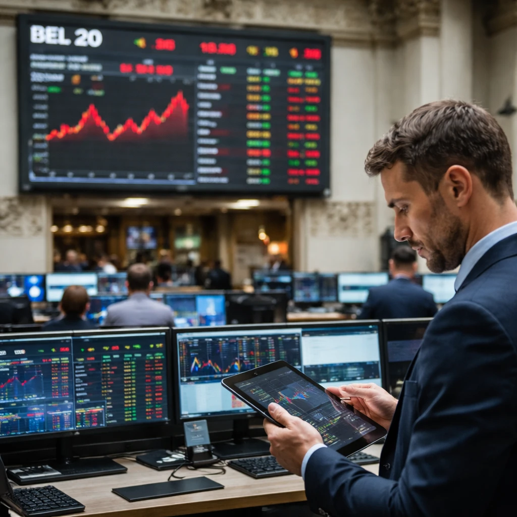 Belgian equities retreat as BEL 20 slips 0.81% at Monday close