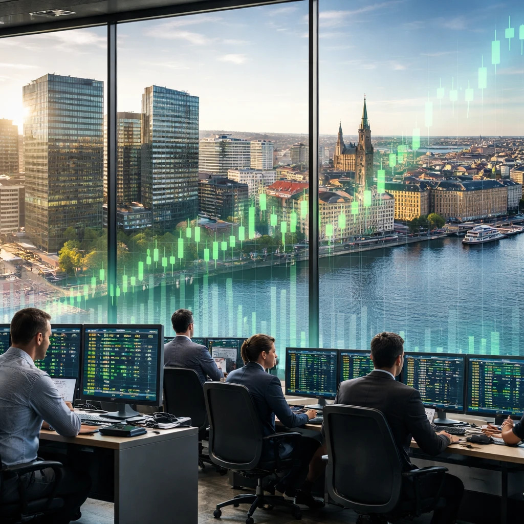 Sweden’s OMX Stockholm 30 Edges Higher Driven by Telecom, Energy, and Materials Gains