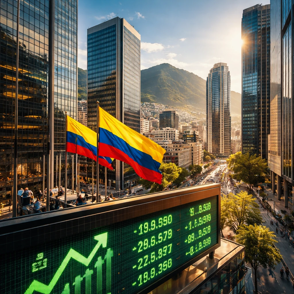 Colombian shares climb as COLCAP posts 3.90% gain, led by energy and services names
