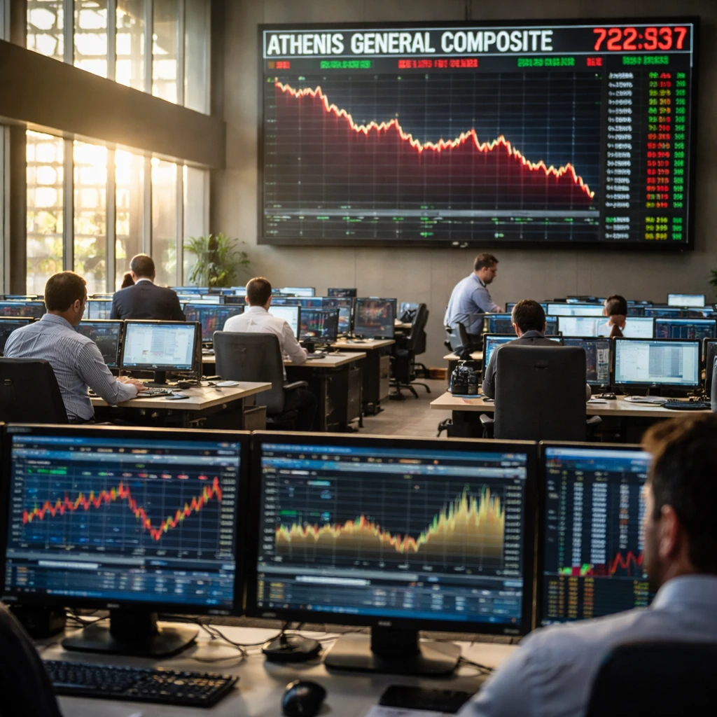 Athens Market Closes Lower as Telecoms, Household and Basic Resources Weigh