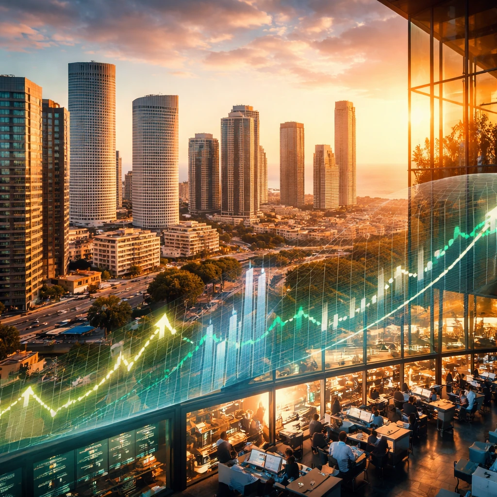 Israeli Stock Market Advances to New Heights Led by Insurance and Tech Gains