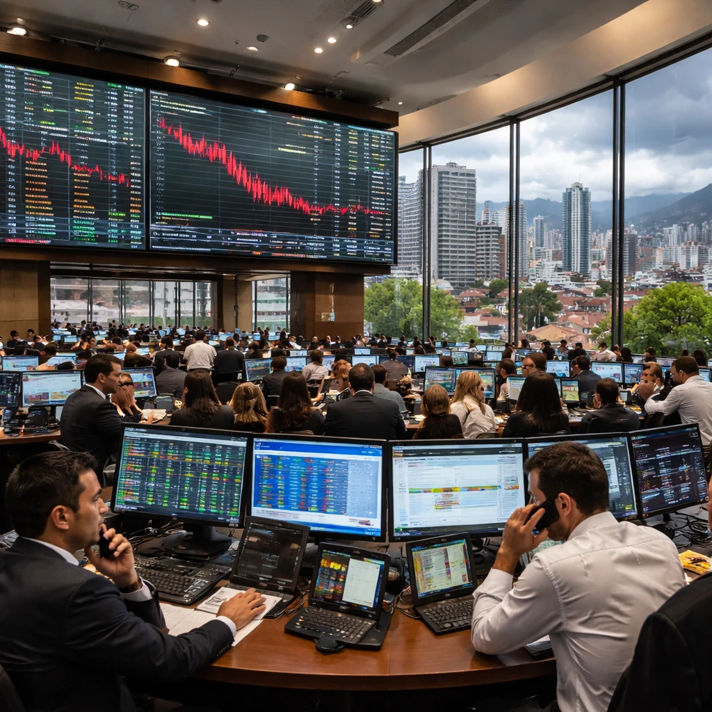 Colombian Equity Market Retreats on Sectoral Declines