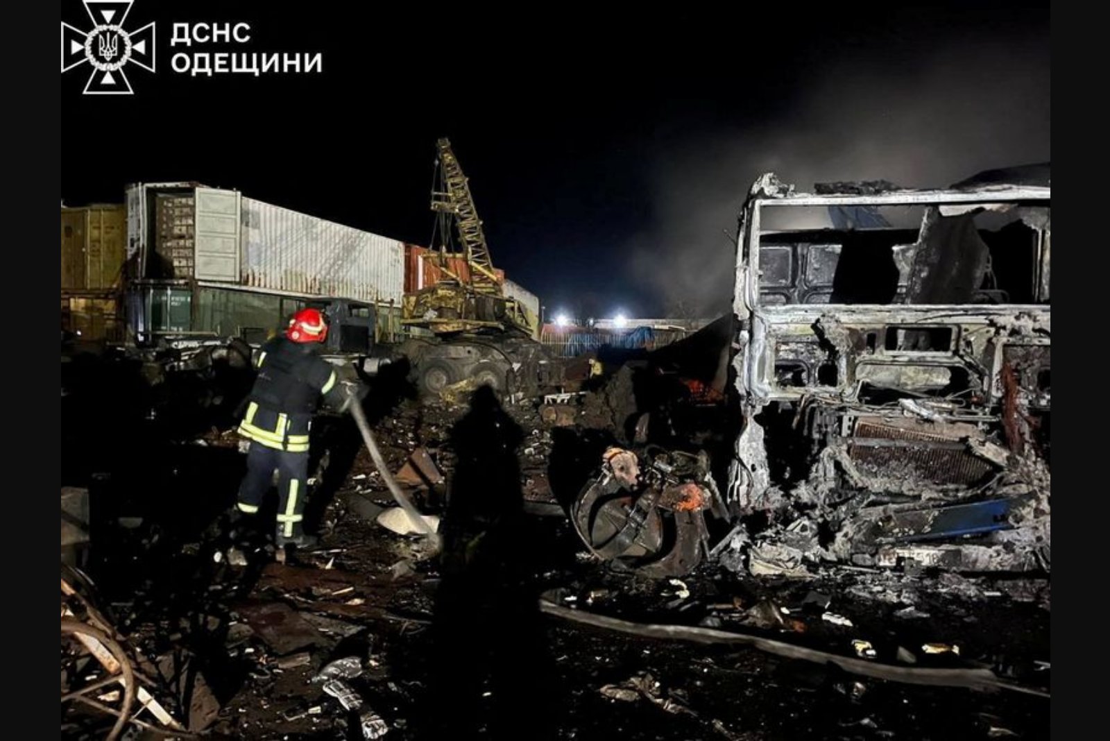 Russian Strike on Odesa Region Kills Two, Damages Port Logistics Infrastructure