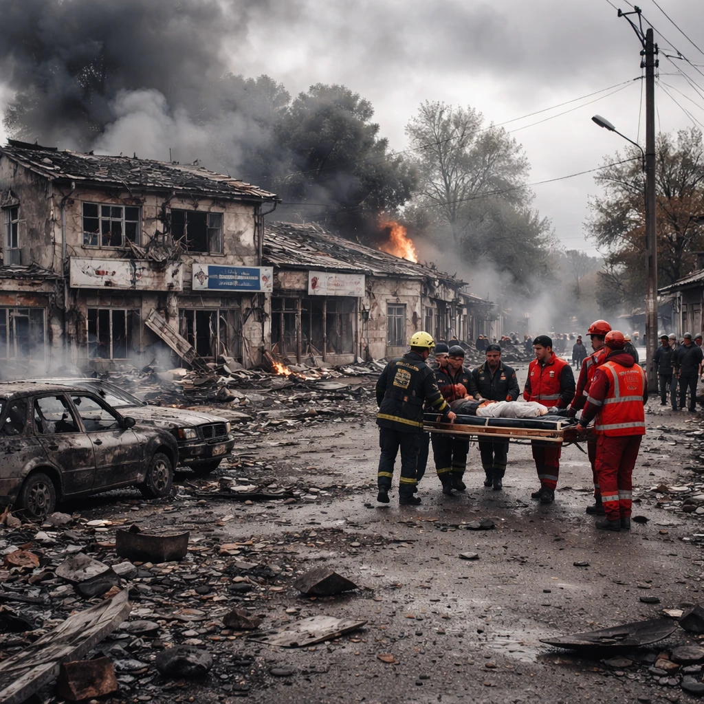 Missile Strike on Kharkiv Village Kills 10, Injures 17; Officials Point to Cruise Missiles