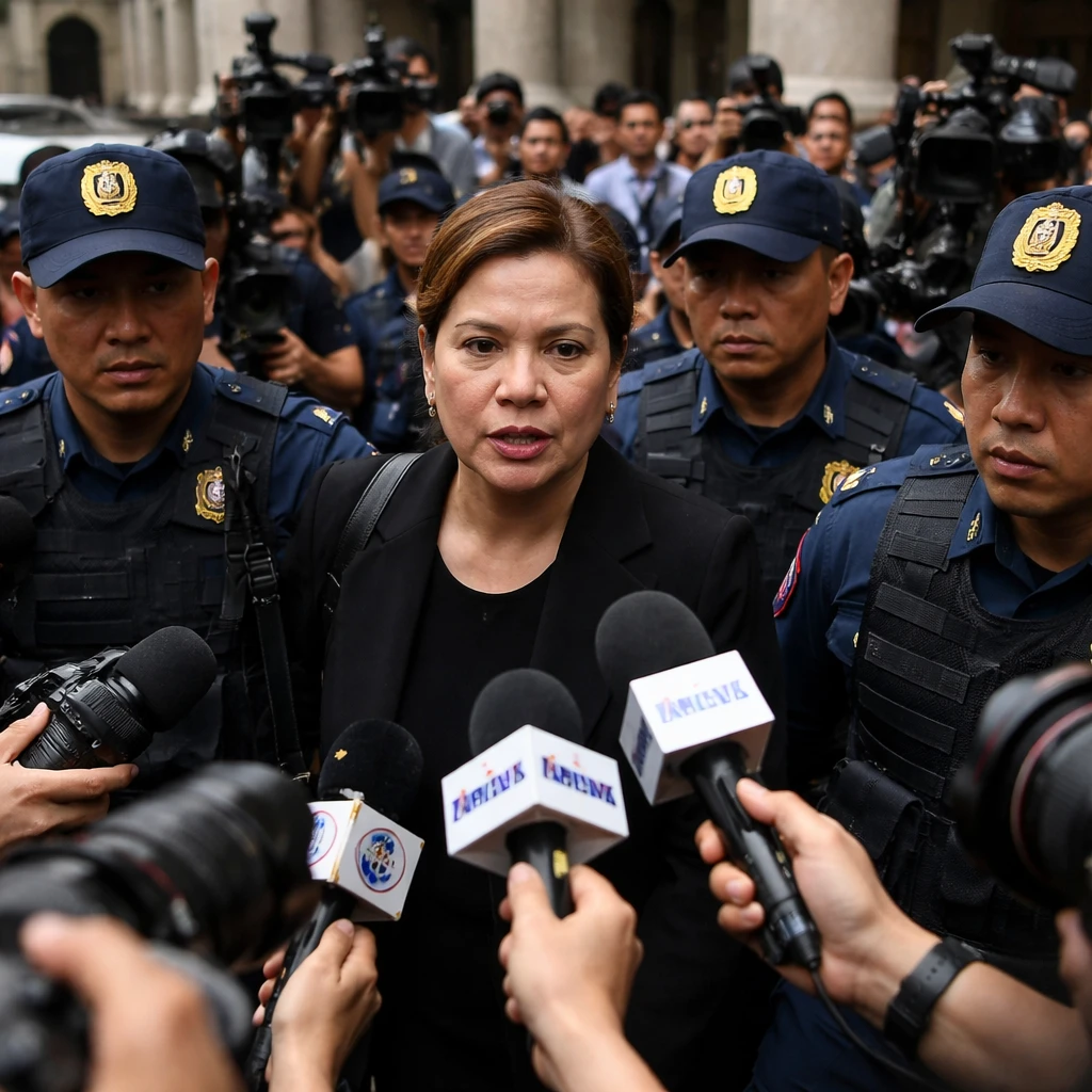 Philippine Vice President Posts Bail After Court Orders Arrest Over Alleged Grave Threats
