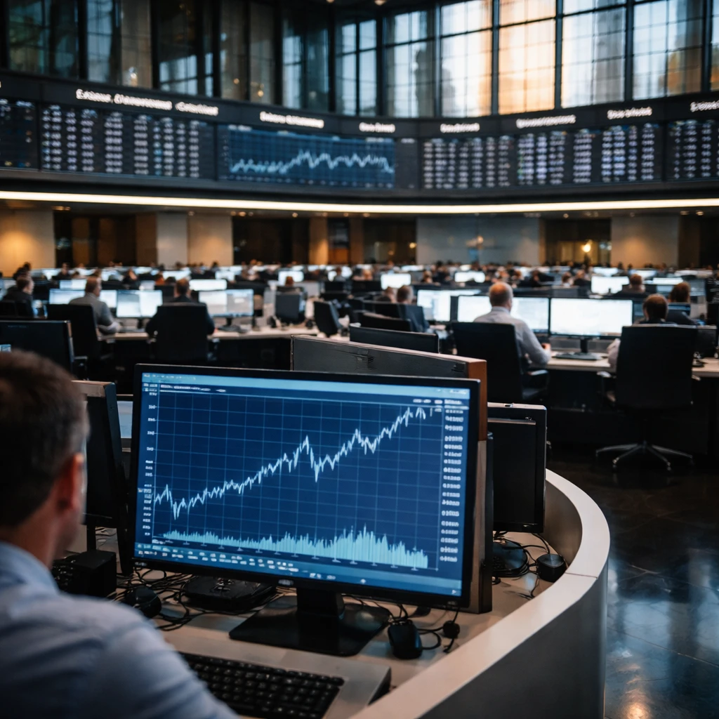 Frankfurt session ends with modest gains as Telecoms, Media and Financials lead markets