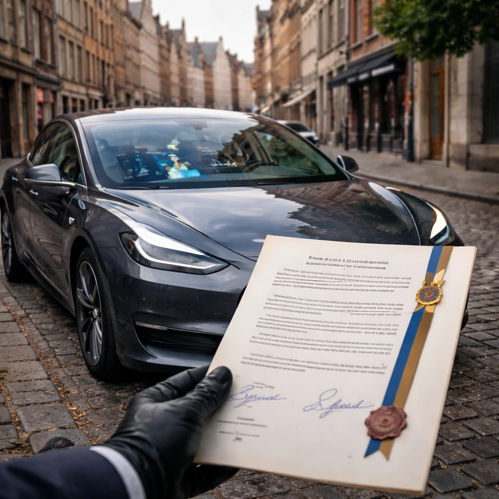 Belgium Clears Tesla's Full Self-Driving for Use After Regional Approval