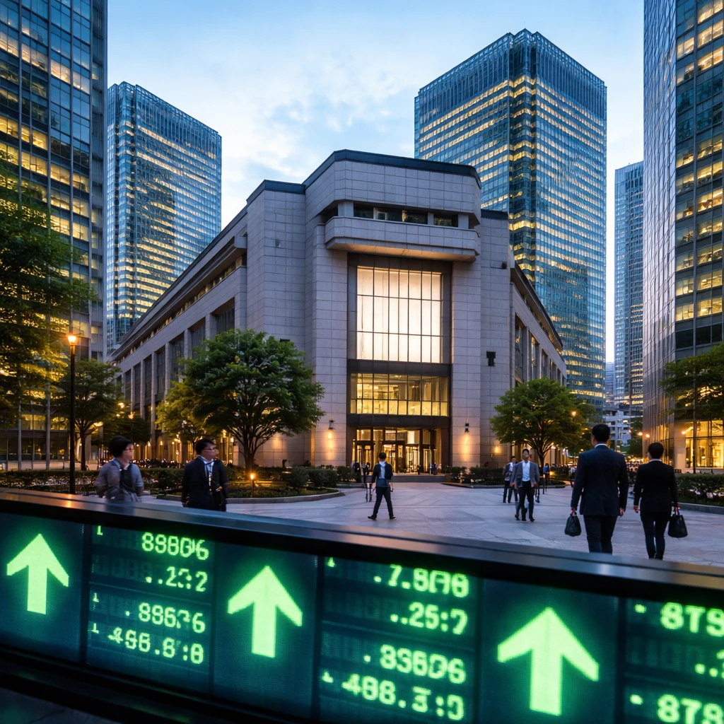 Tokyo Stocks Climb as Real Estate, Banking and Textile Names Lead Gains