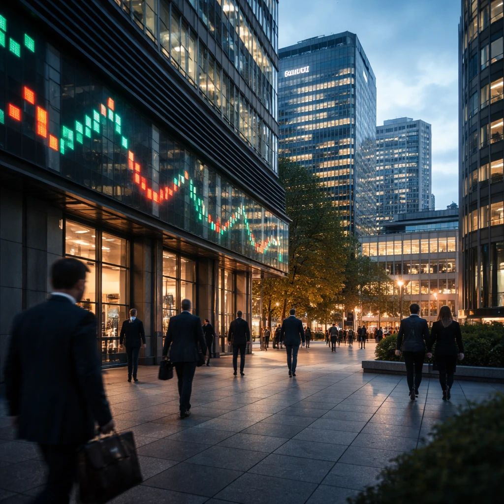 Warsaw market edges up as banks, telecoms and food names lead gains