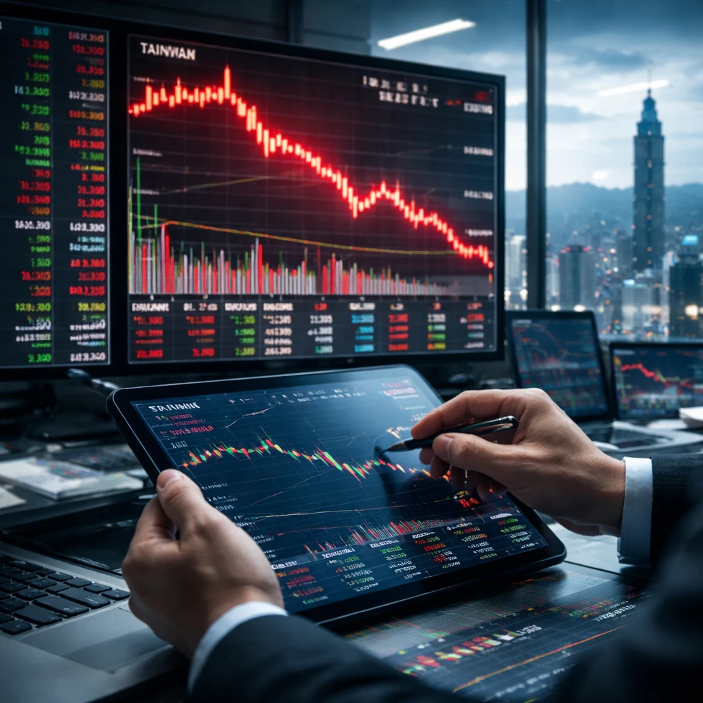 Taiwan market slips as key sectors drag index down