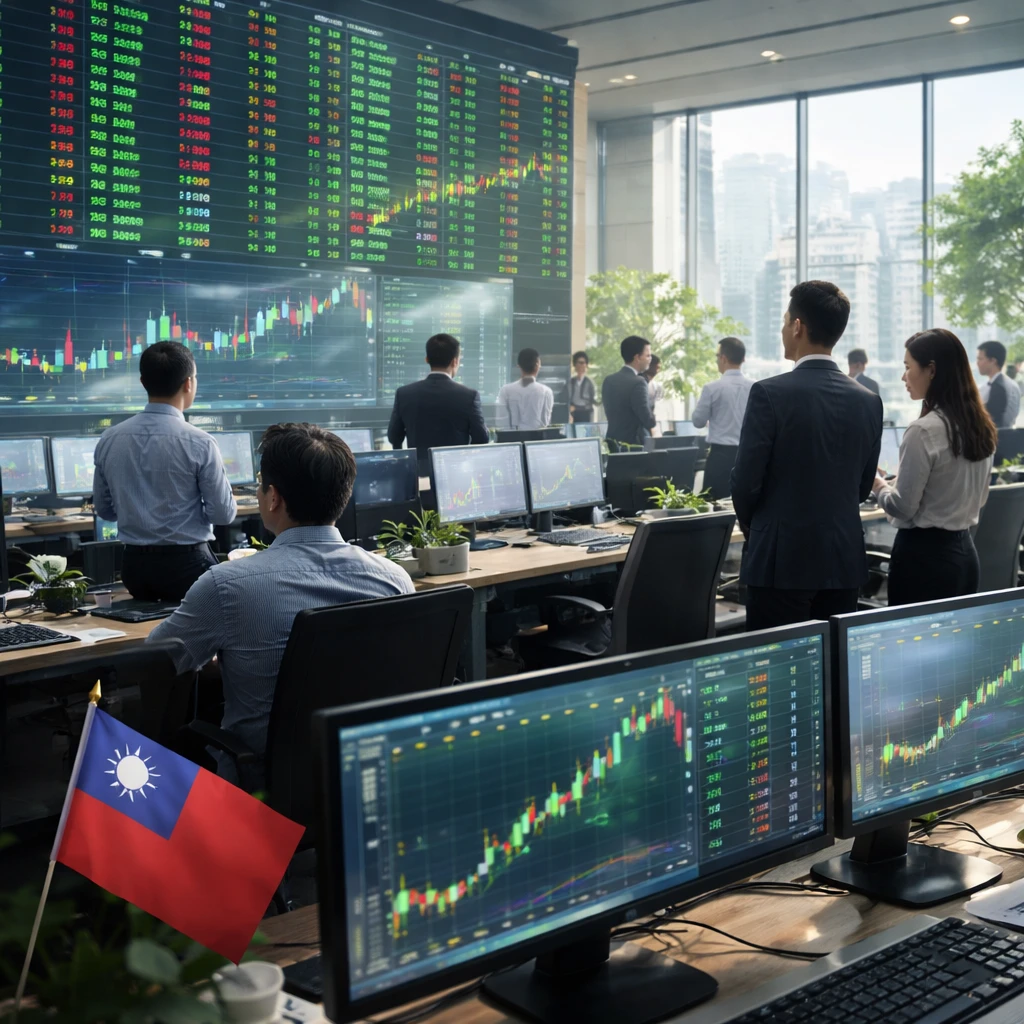 Taiwan stocks close higher as benchmark hits fresh record high