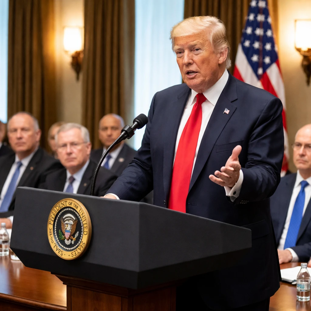 Trump Says U.S. Engaged in Positive Talks With Iran, Seeks a "Meaningful" Agreement