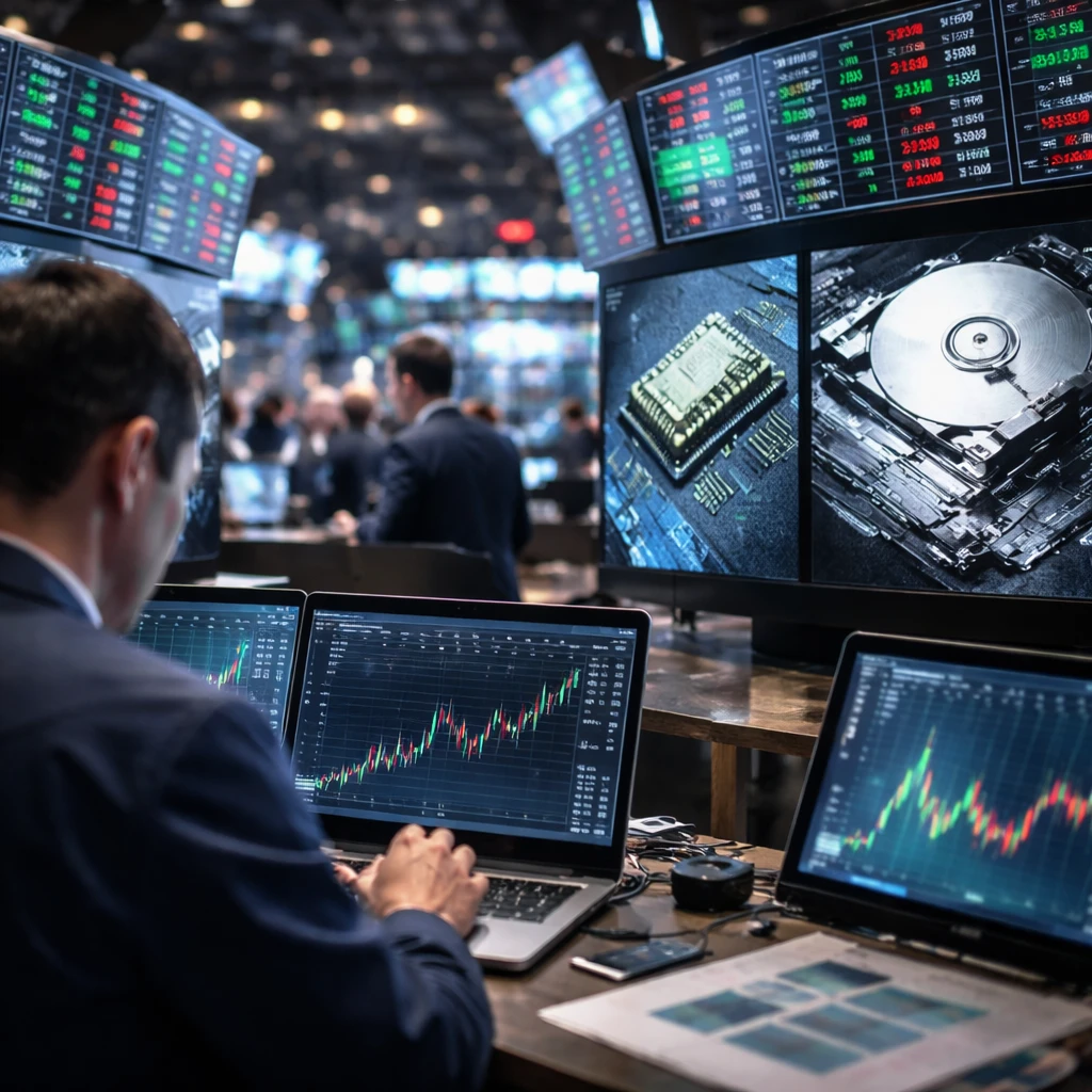 Stocks See Big Swings; Micron, Western Digital Rally as Exxon Retreats