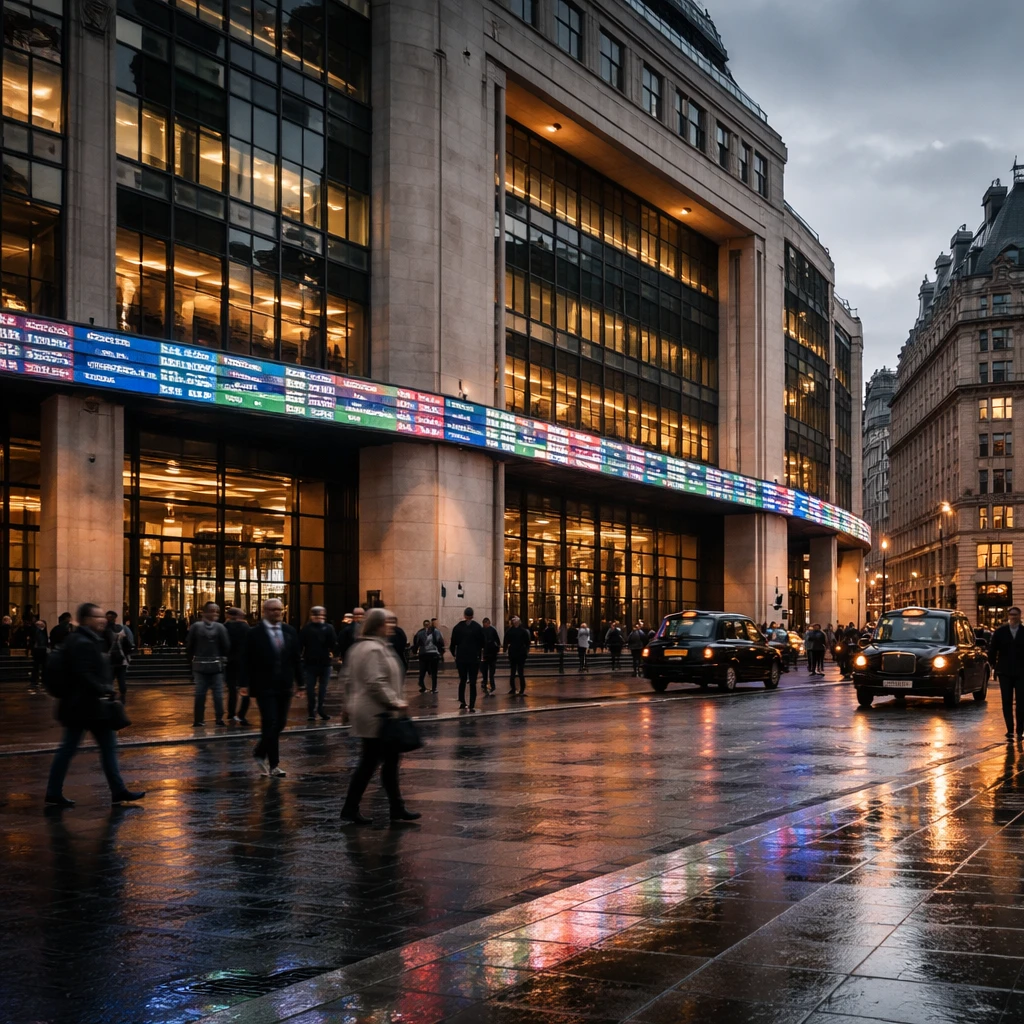 London equities slip at Friday close as defense and aviation names weigh on index