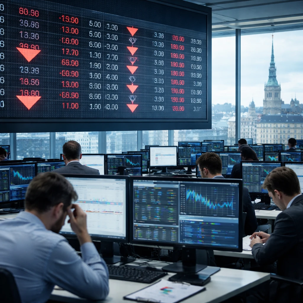 Copenhagen stocks slip as energy and healthcare drag OMXC20 down 1.30%