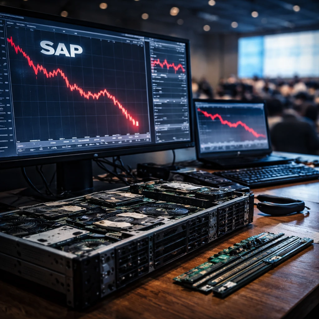 SAP Shares Slip After Goldman Lowers Margin Forecast Citing Higher Hardware Costs