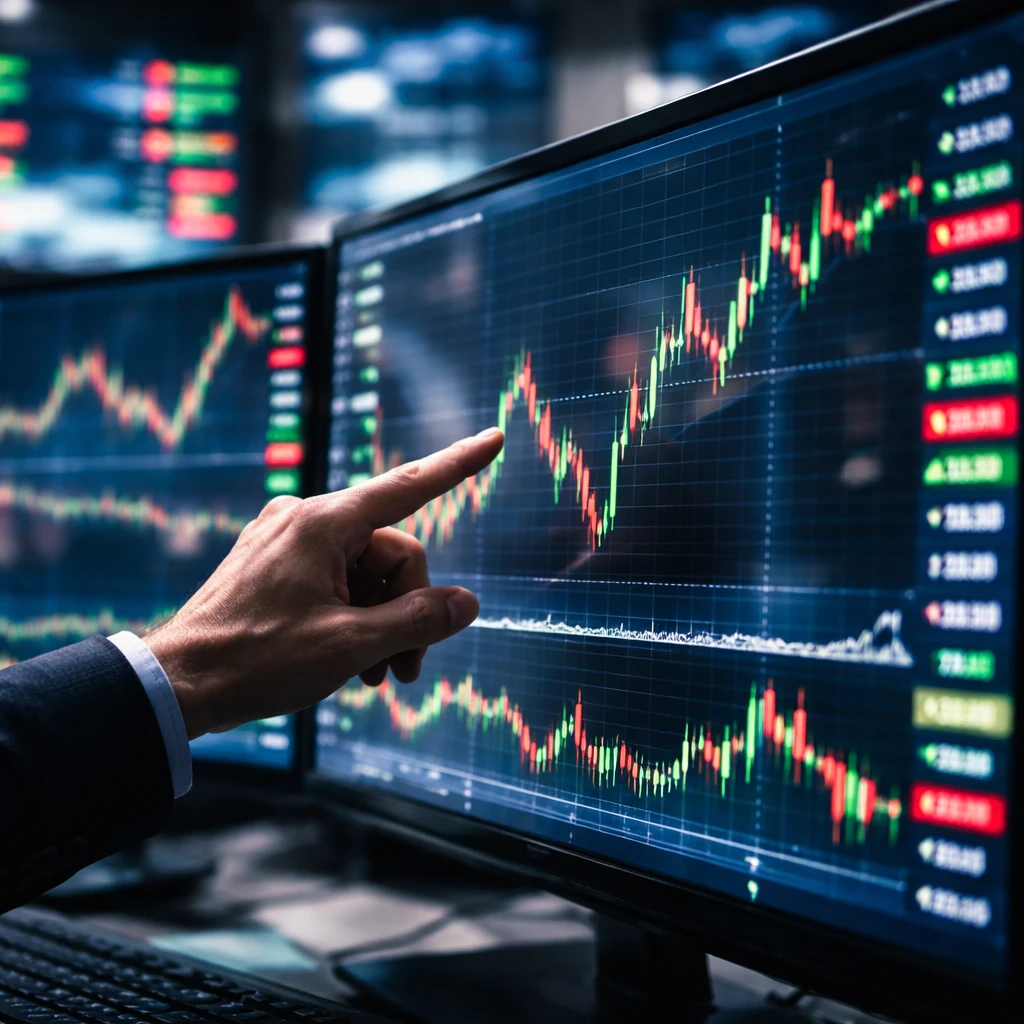 Tech names lead gains as broad swath of stocks swing sharply on Monday