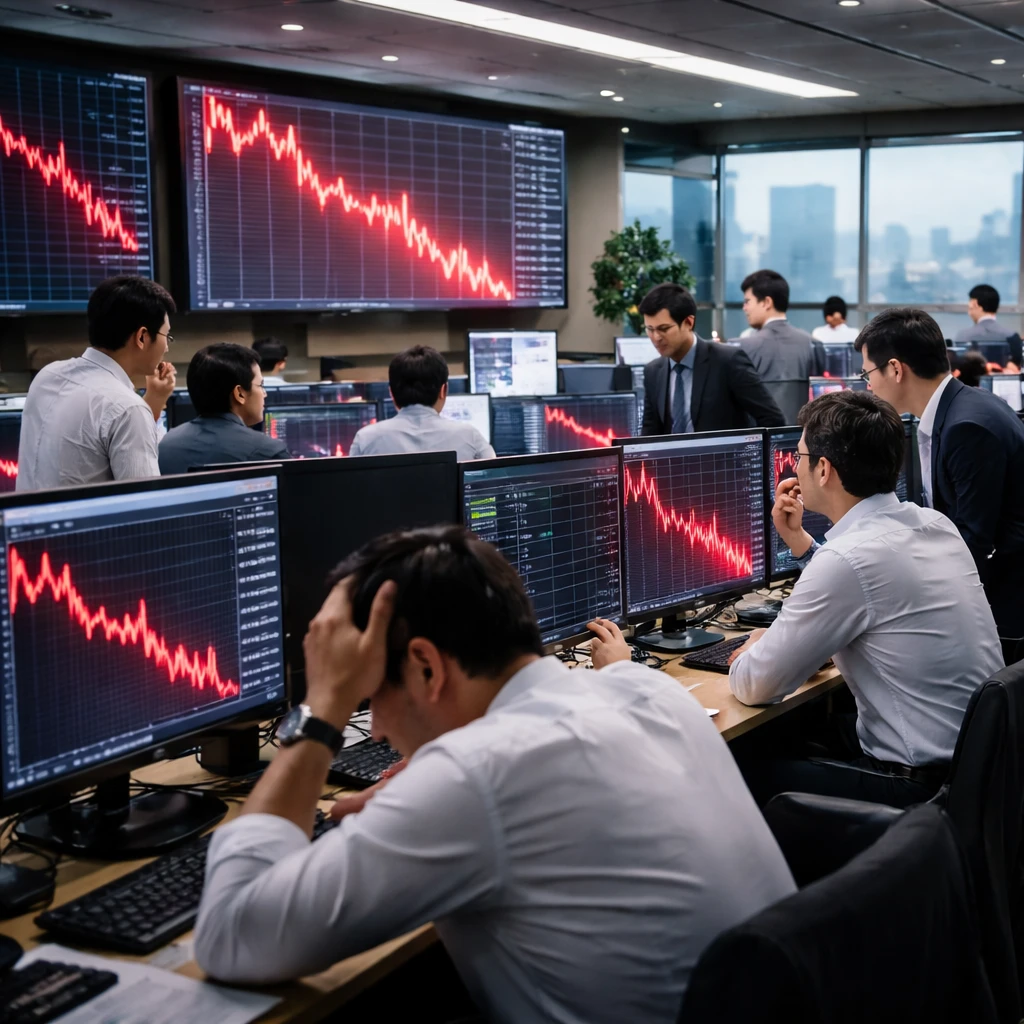 KOSPI Plummets as Investors Cash In After AI-Fueled Rally; Trading Curb Temporarily Activated