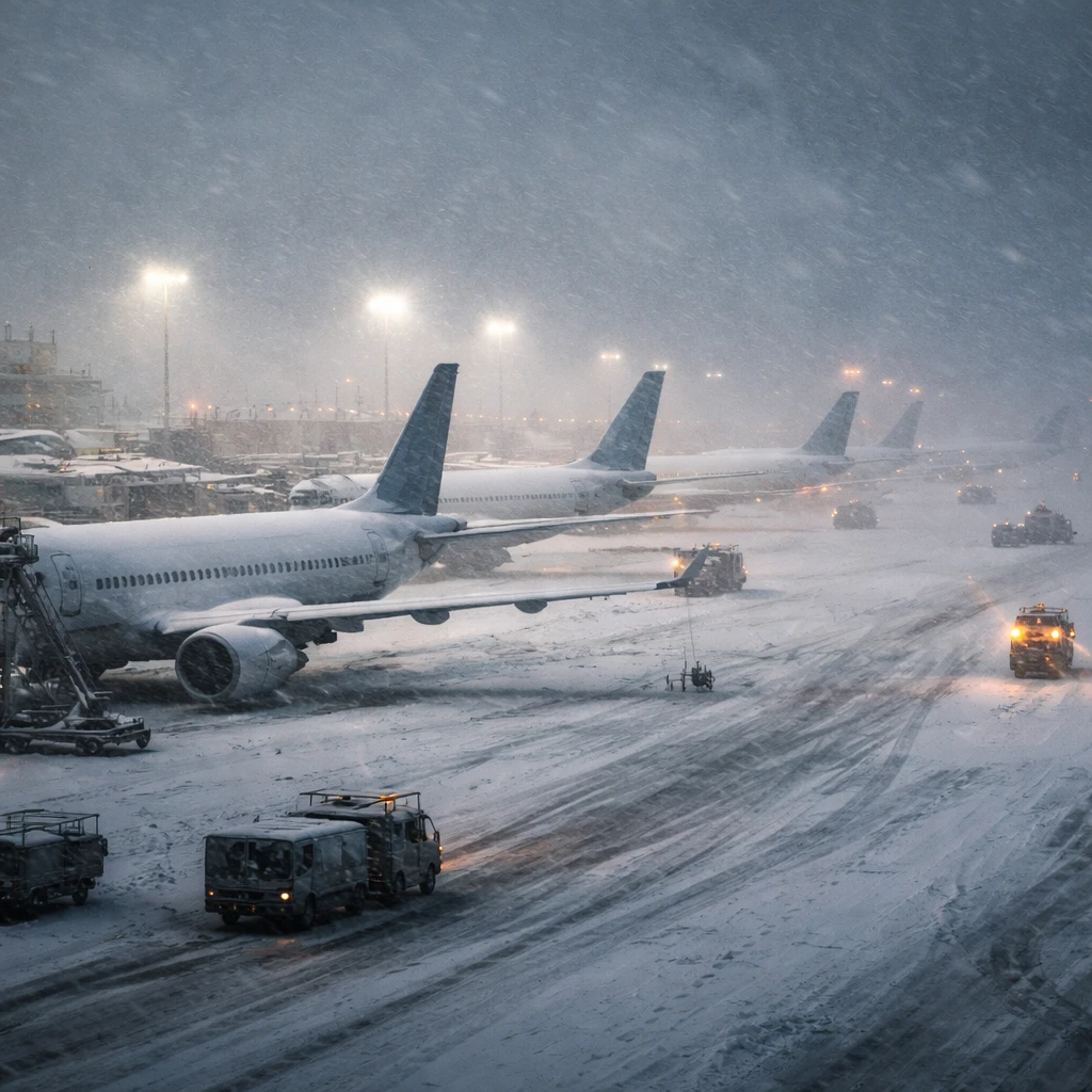 Winter Storm Cripples Northeast Travel, Sends Airline and Booking Stocks Lower