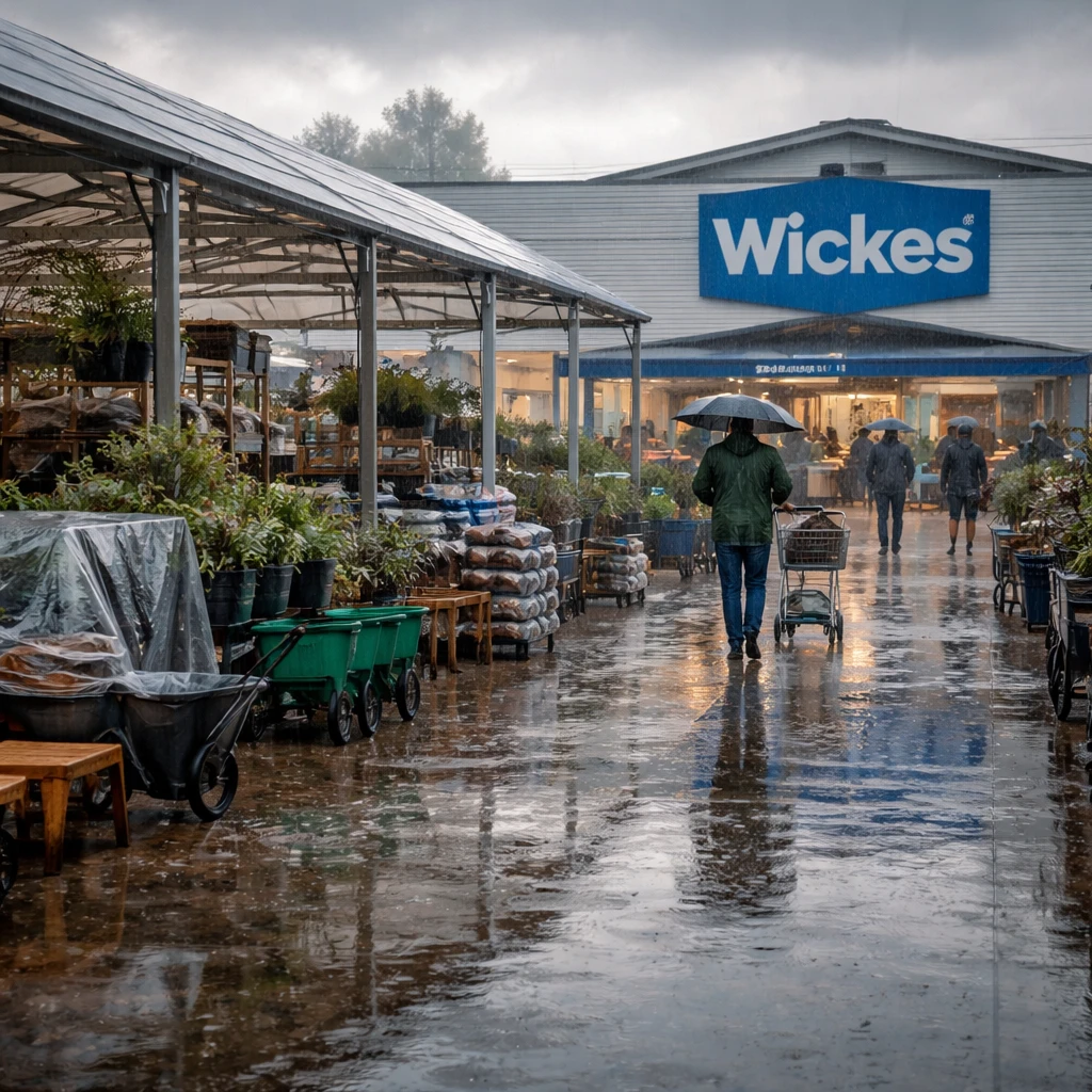 Wickes Q1 like-for-like sales dip as heavy rainfall disrupts outdoor demand