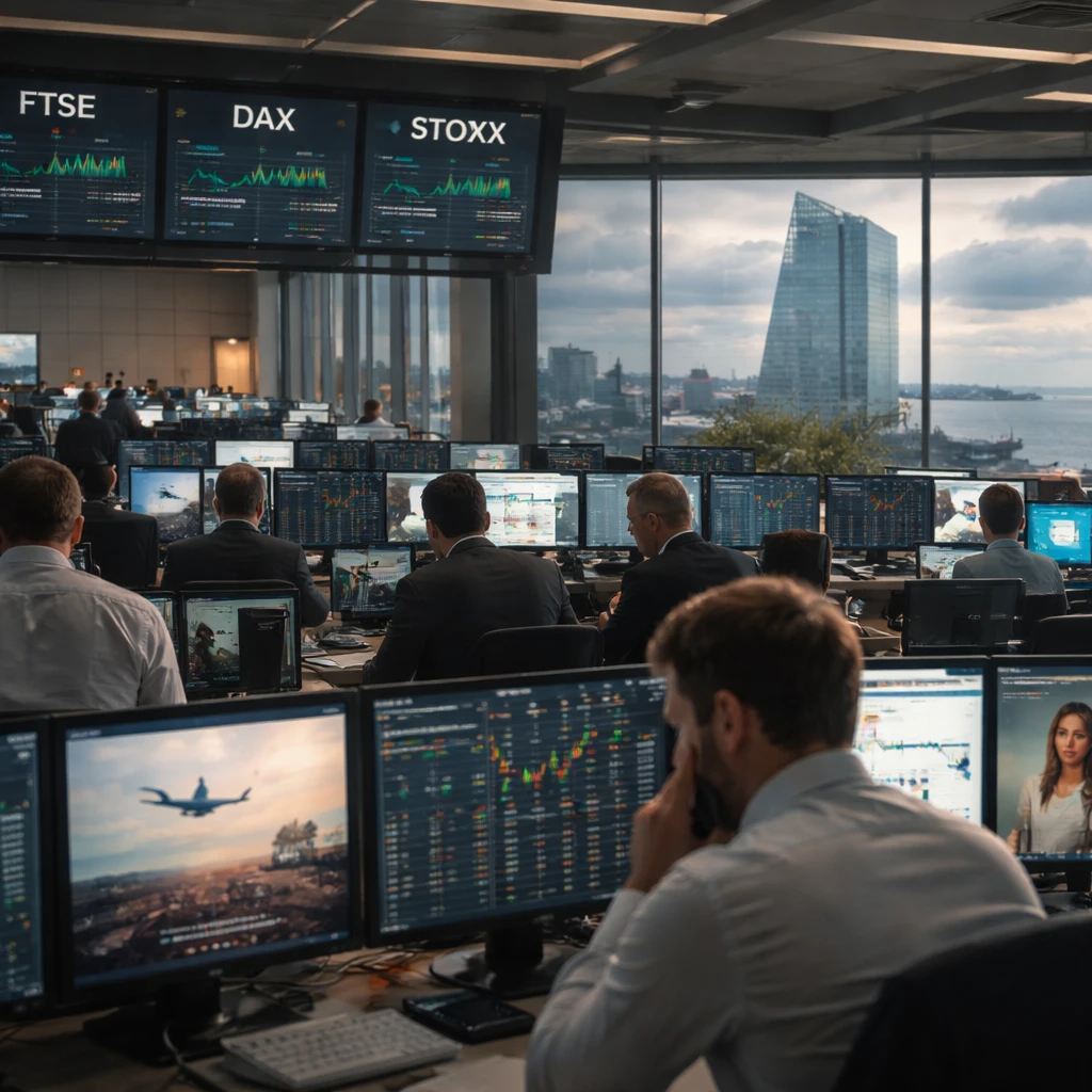 European shares meander ahead of ECB rate decision as Middle East tensions curb risk appetite