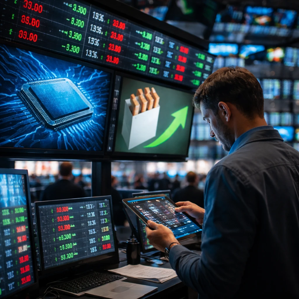Broad Market Swings See Qualcomm, Intel Slide While Select Names Rally
