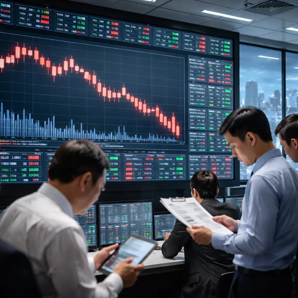 Taiwan stocks slip as key sectors weigh on market; index falls 0.68%