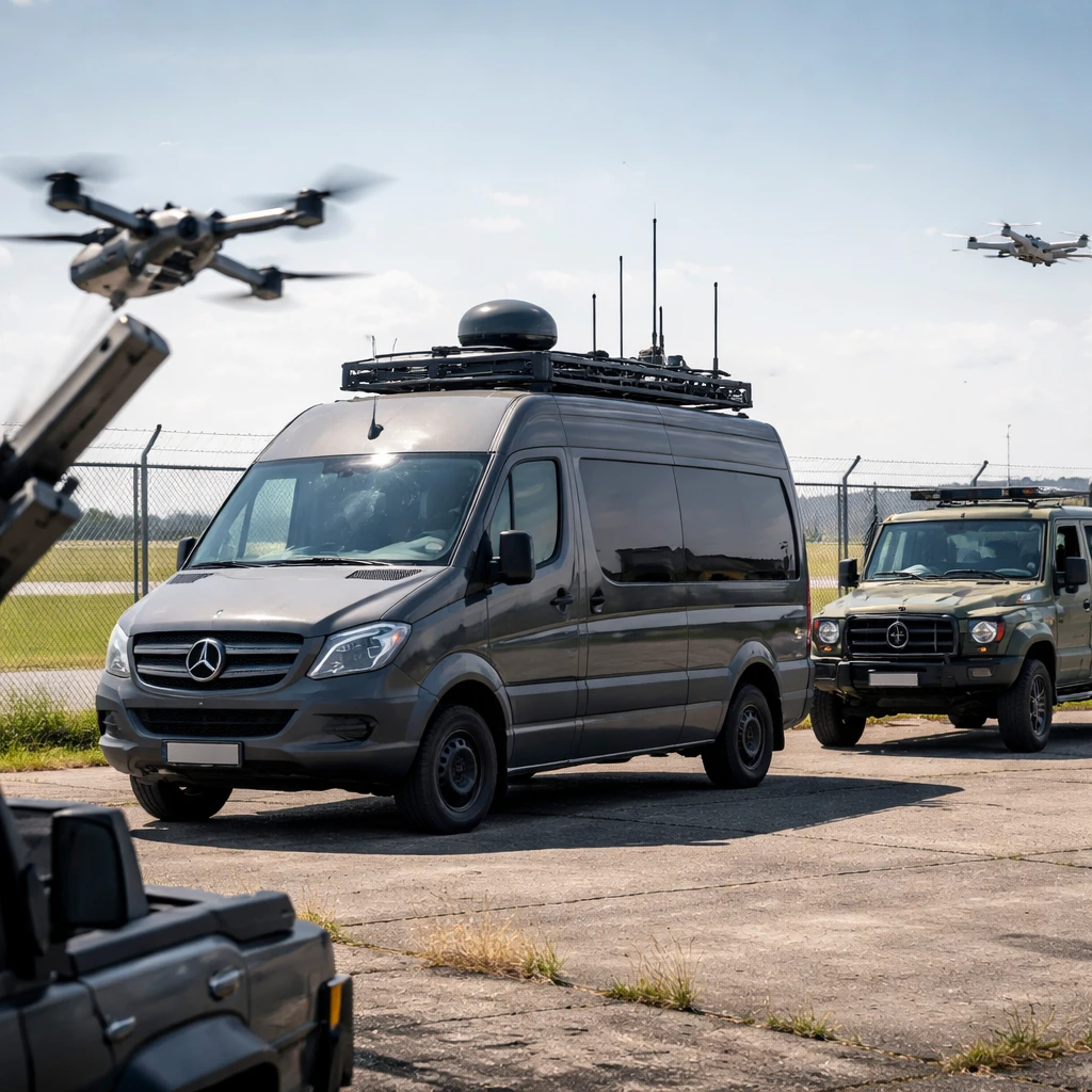Mercedes-Benz and Tytan Team Up to Build Mobile Counter-Drone Platform