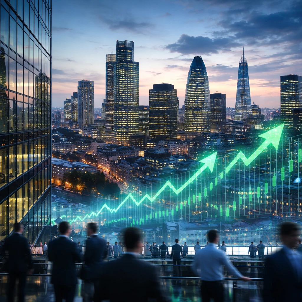 U.K. Stocks Close Higher as United Kingdom 100 Hits Record High