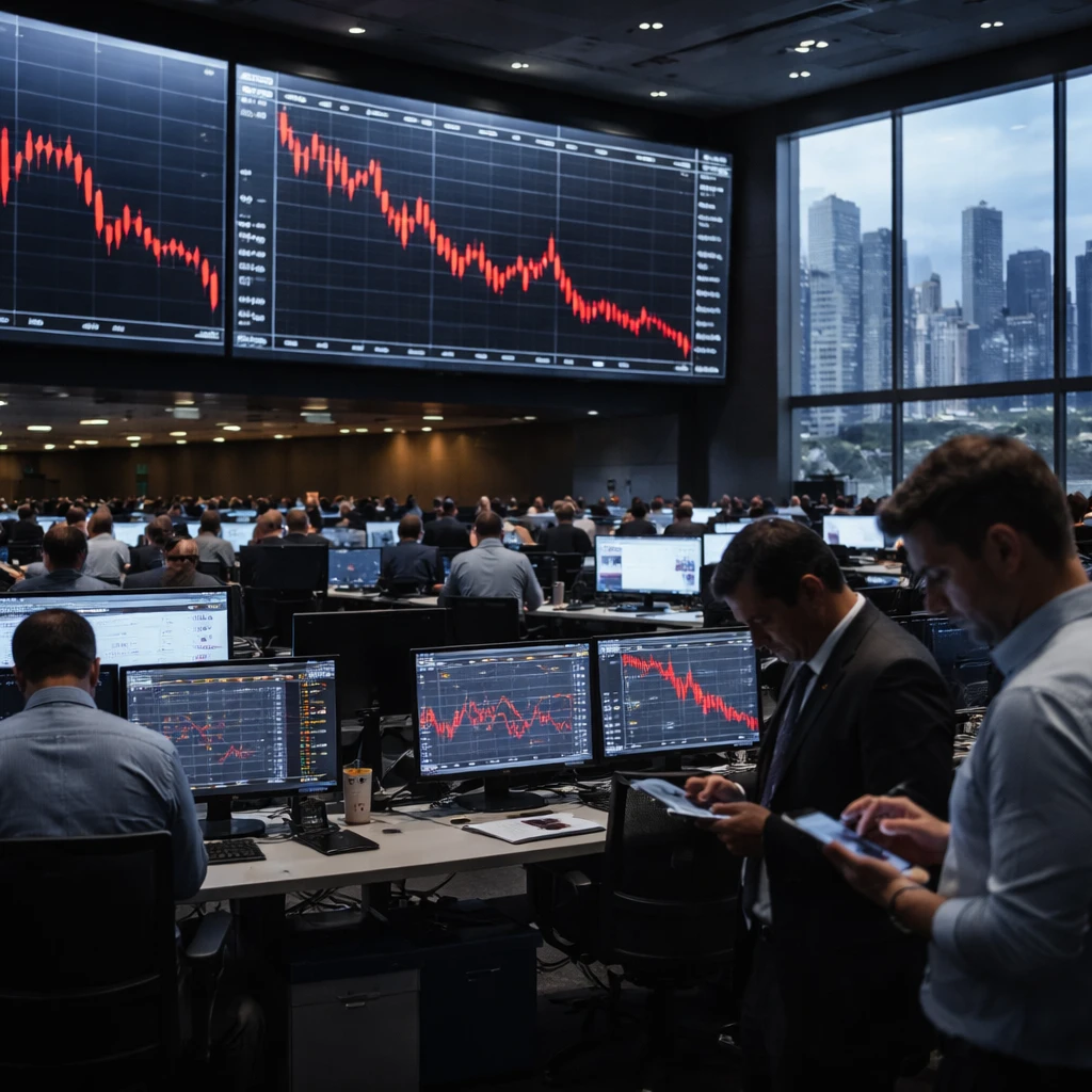 Bovespa Falls 2.05% as Financials, Industrials and Real Estate Weigh on Market