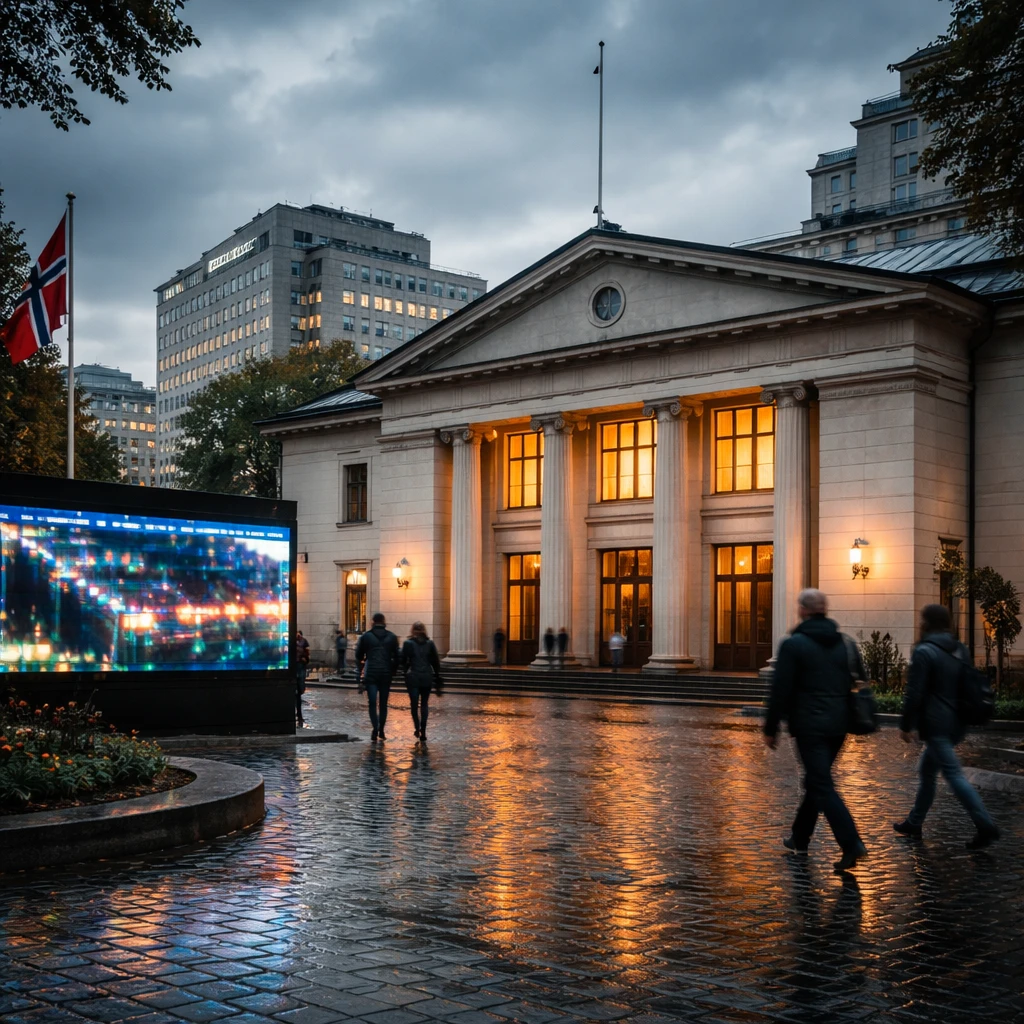 Oslo benchmark slips as sector losses weigh; energy and currencies move sharply