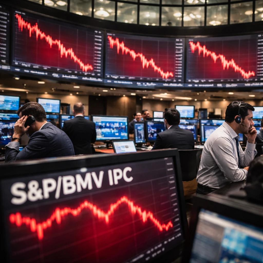 Mexico equities drop; S&P/BMV IPC slides 1.31% to one-month low