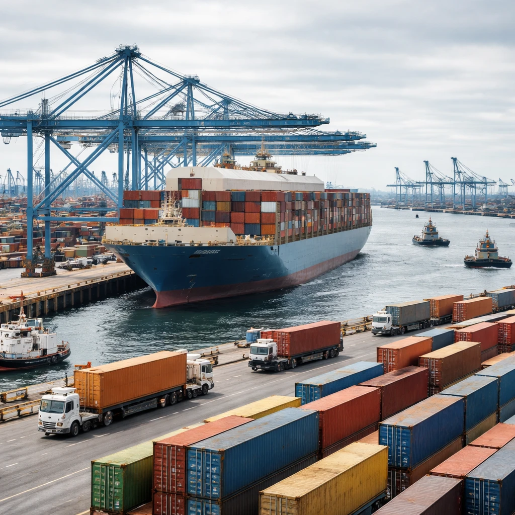 U.S. Container Imports Fall 6.8% in January as China Shipments Drop Sharply