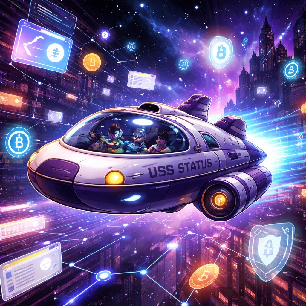 Status Reboots: Satirical Web Cartoon, Unified Privacy App and Gasless L2 Relaunch