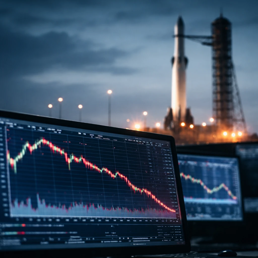 SpaceX Shares Edge Lower as Partial Lock-Up Lapse Adds Selling Risk