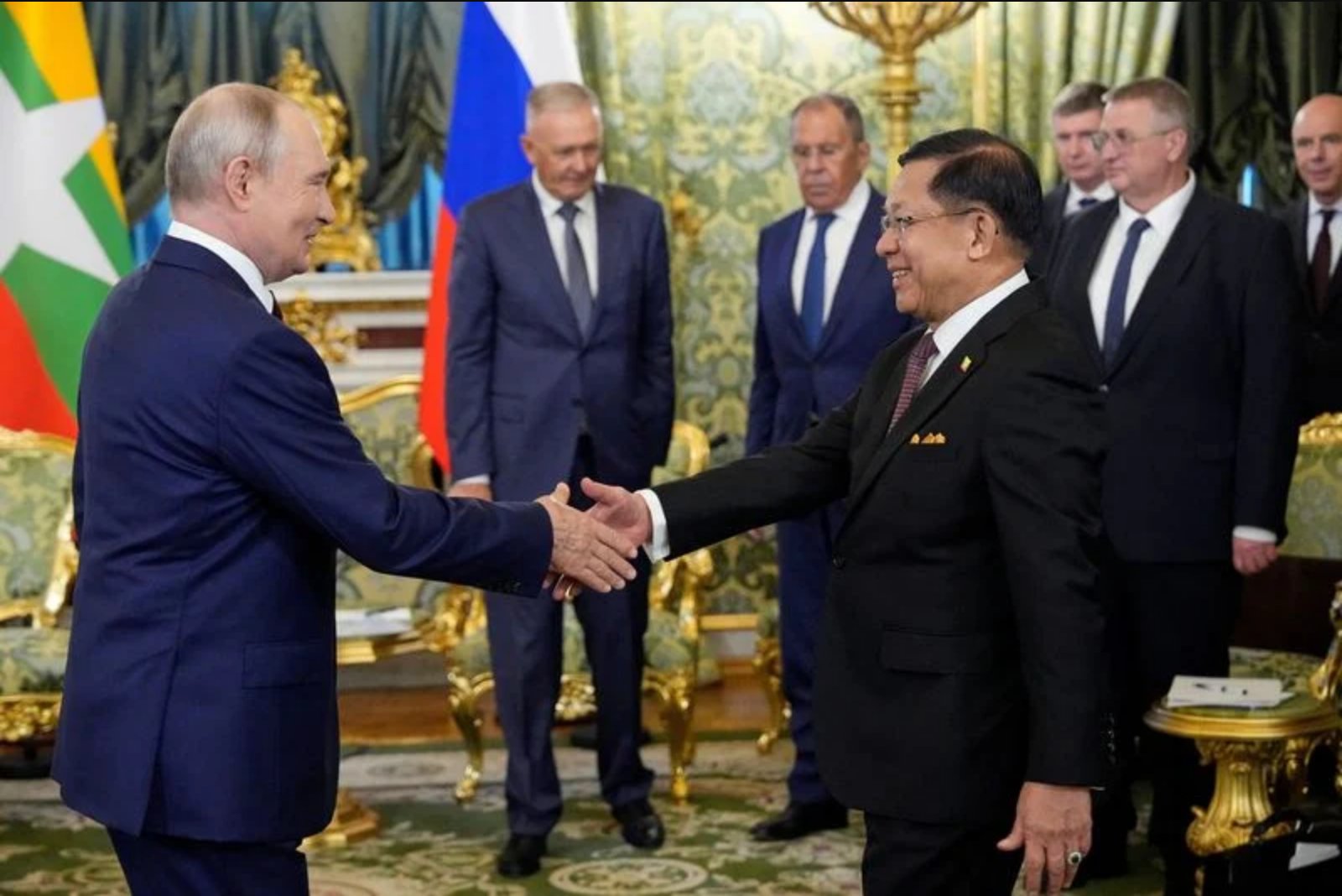 Putin Hosts Myanmar Leader in Moscow, Highlights Energy and Defence Cooperation