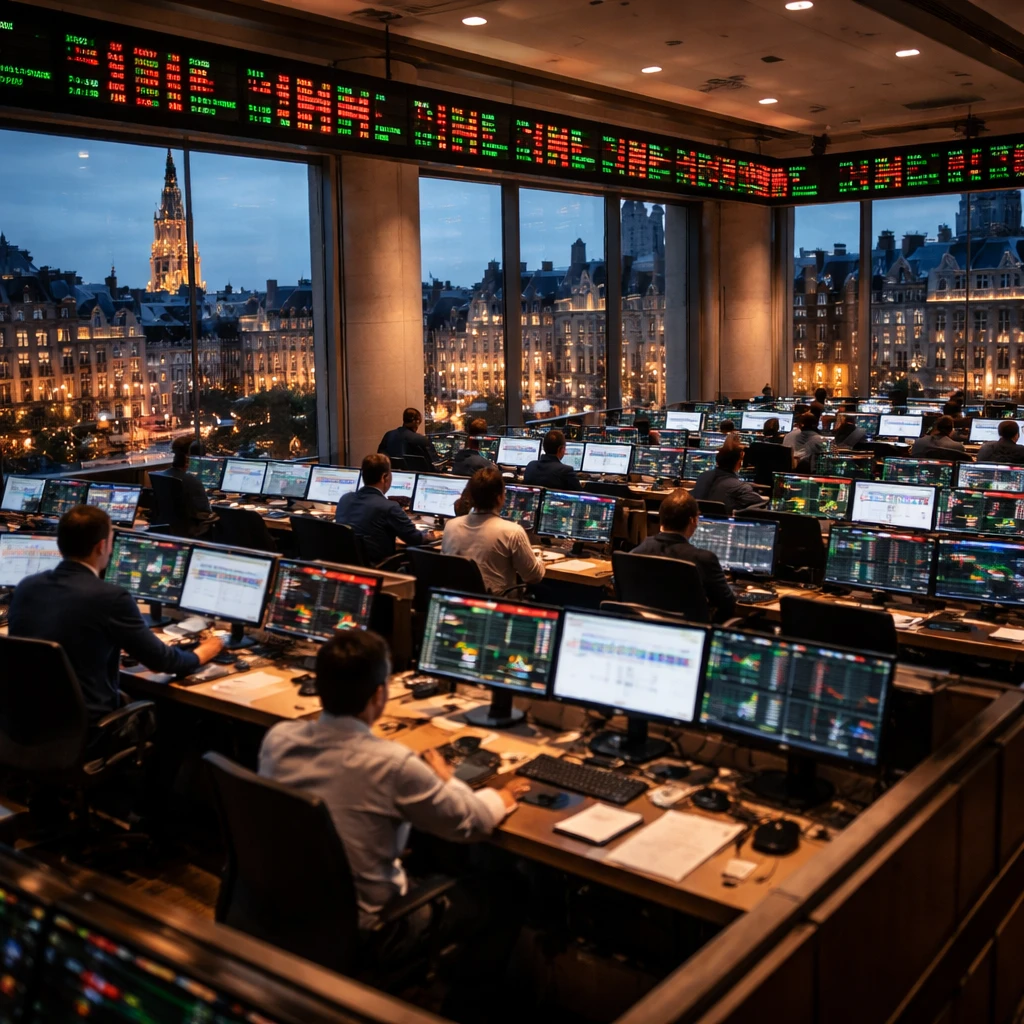 Belgian Stocks Close Higher; BEL 20 Advances 0.43%