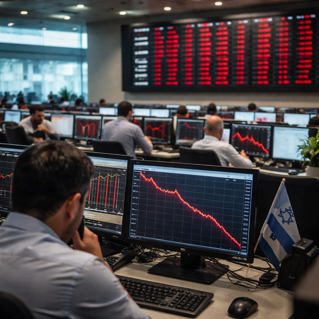 Tel Aviv stocks close lower as TA 35 hits one-month low; insurers, telecoms and financials lead declines