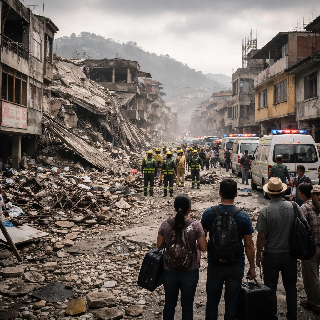 Colombian Markets Retreat After Deadly Earthquake Strikes Country