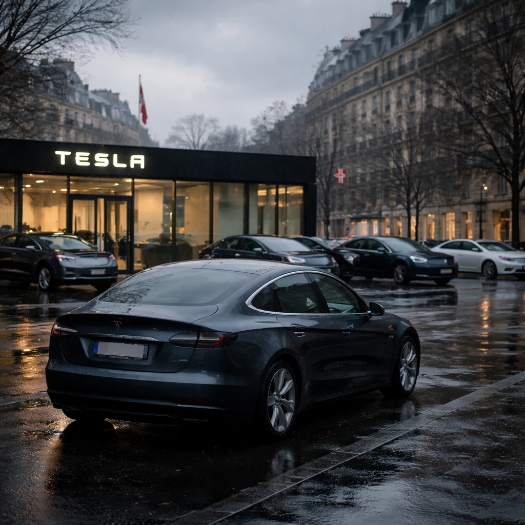 Tesla European registrations slump in January, with France and Norway hit hardest