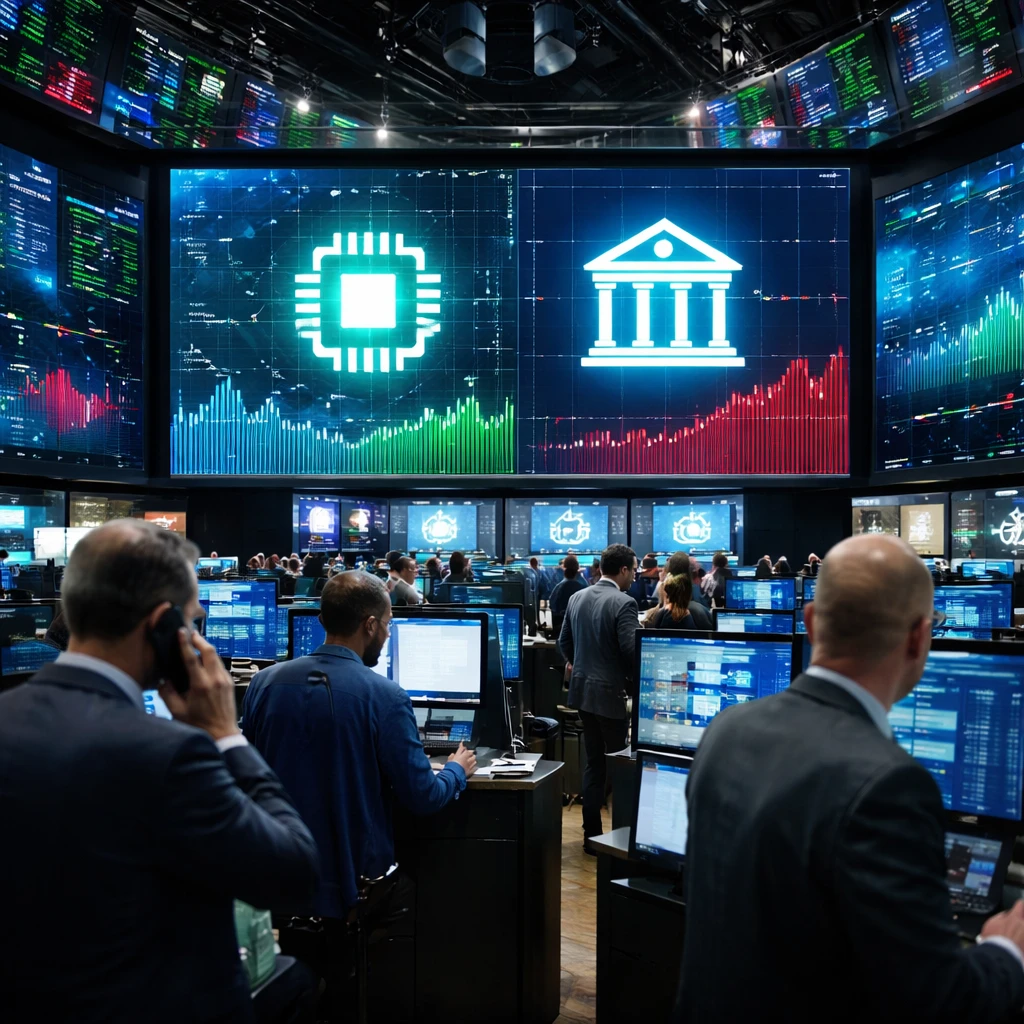 Micron Leads Gains as Banking and Tech Names Weaken; Broad Swings Across Market Caps