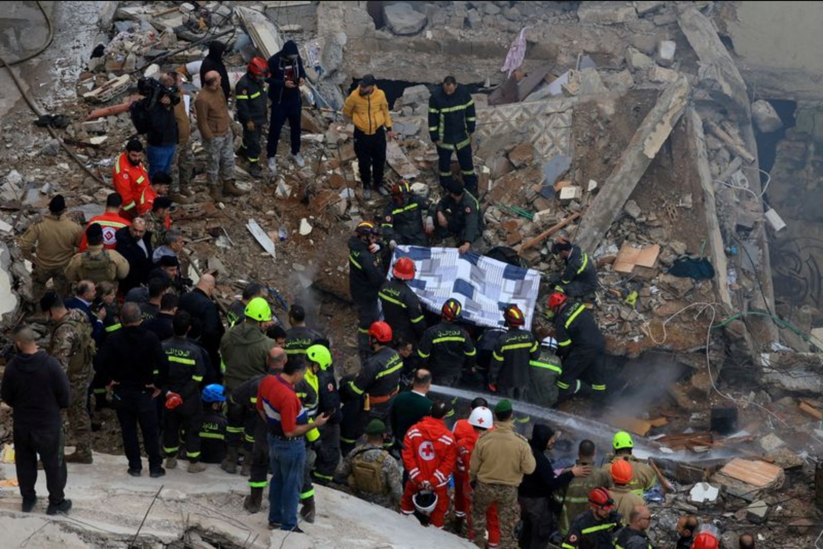 Collapse of Two Adjoining Buildings in Tripoli Leaves 15 Dead, Officials Say