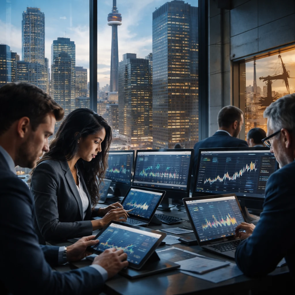 TSX futures climb as investors await Bank of Canada decision amid oil spike and trade tensions