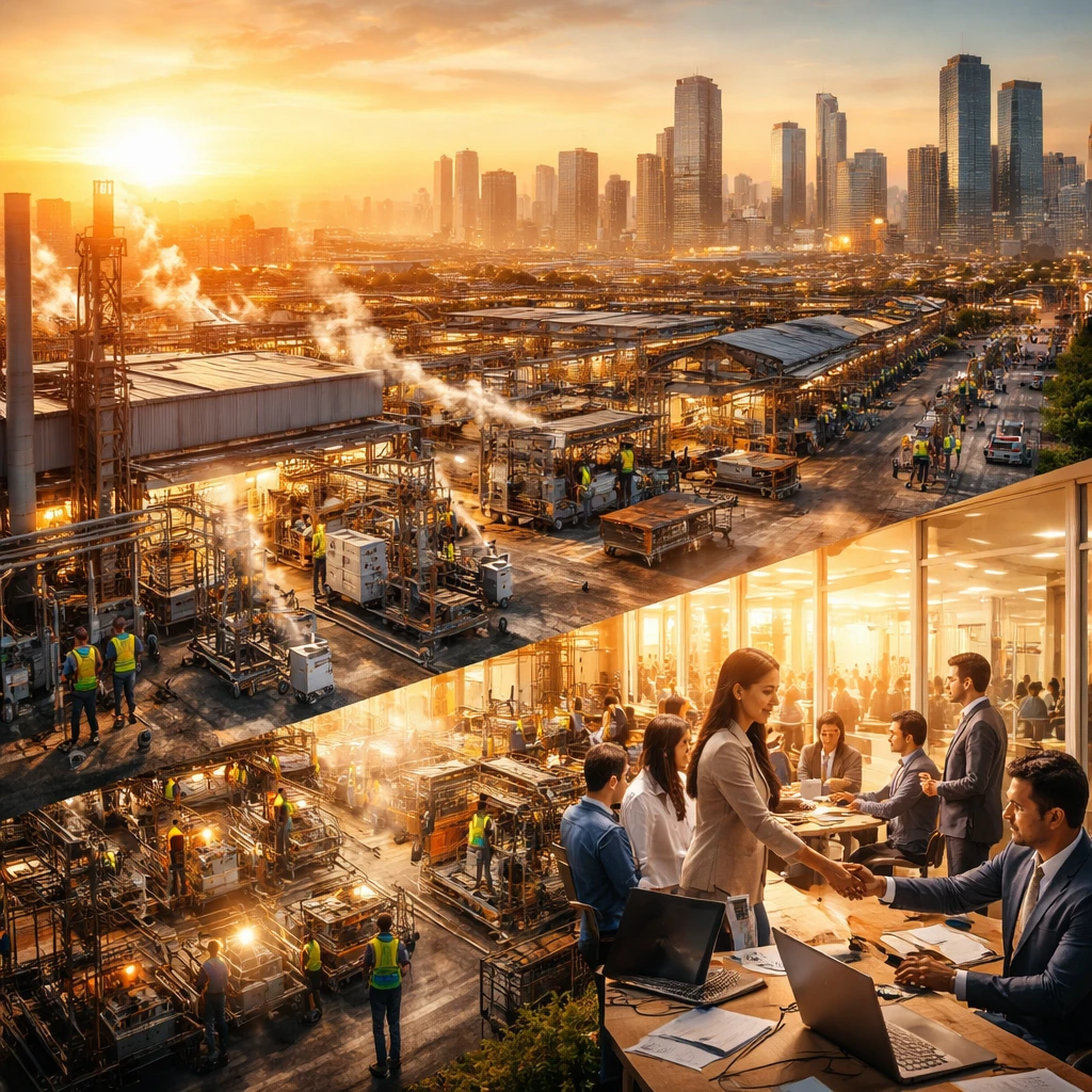 India's Private Sector Expands in January Driven by Rising Demand and Employment Gains